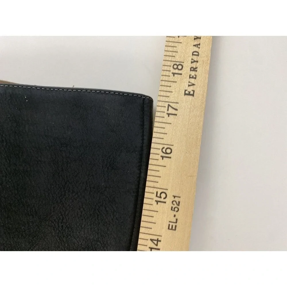 Ecco Tall Boots Nephi Zip‎ Black Suede Leather Womens 37 6/6.5 - Picture 11 of 16